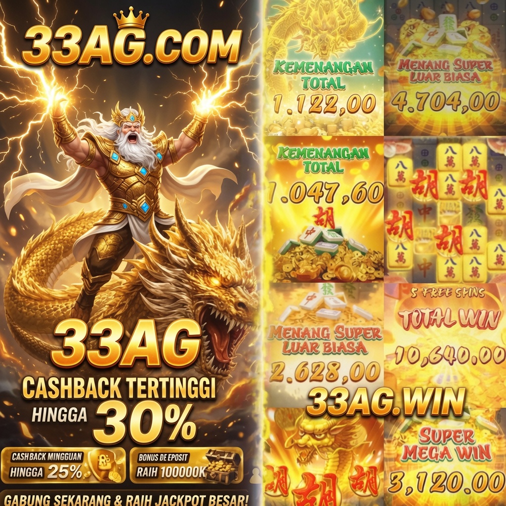 33AG - Portal Hiburan Game Online Mobile Resmi & Terpercaya