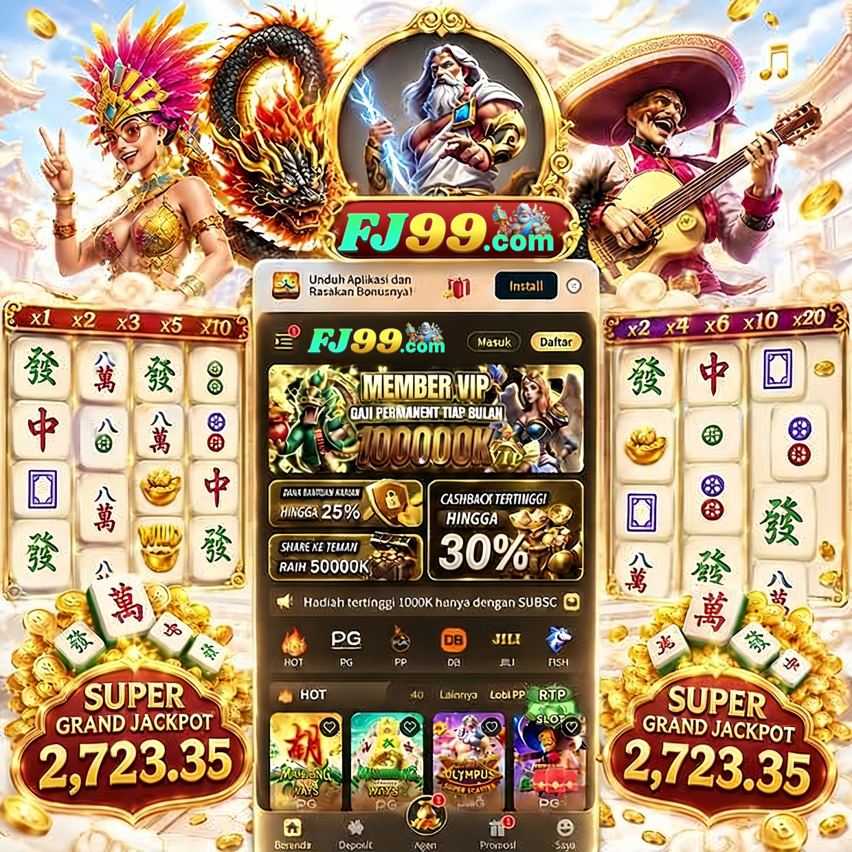 Pengalaman mobile fj99