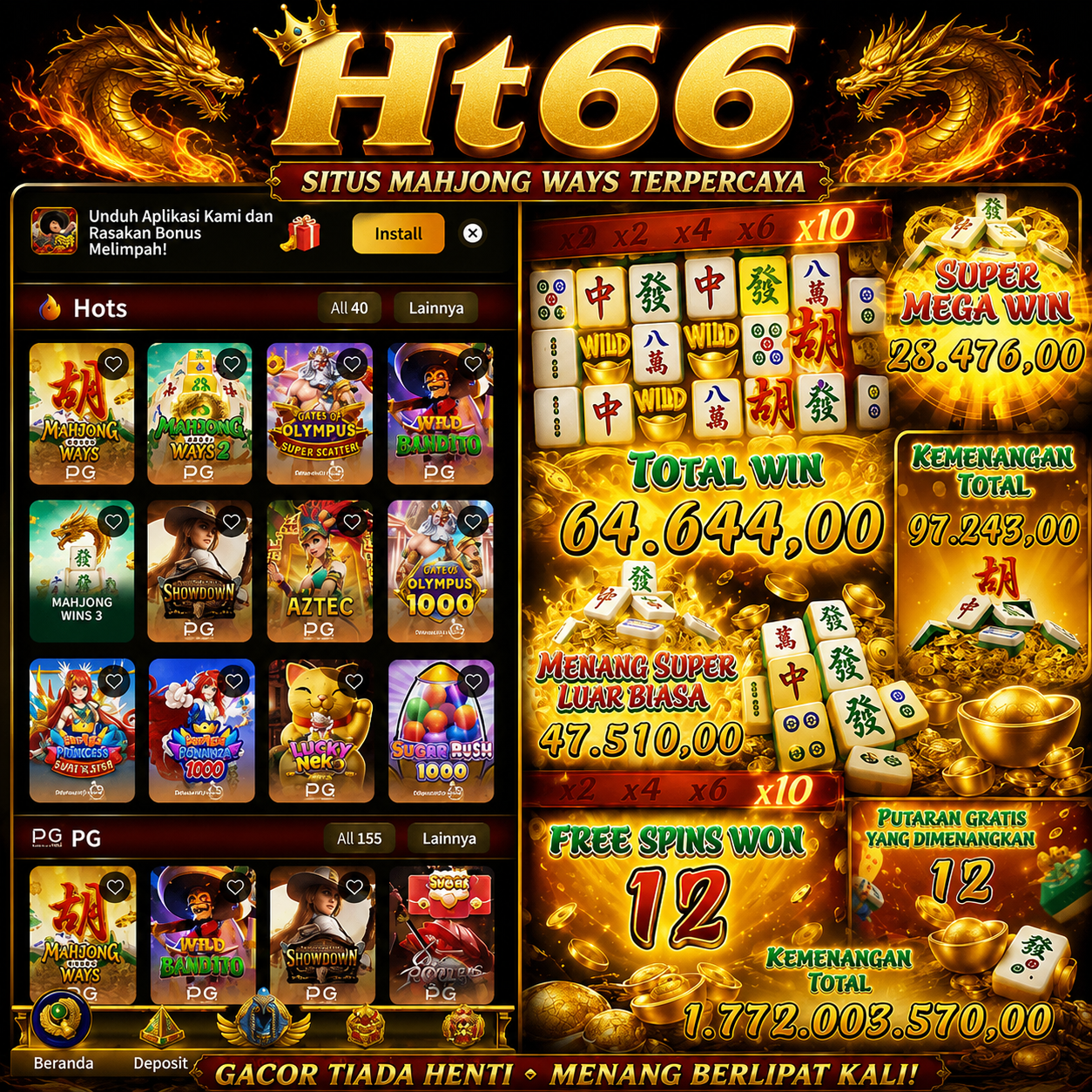 HT66 - Daftar Game Online dengan Pilihan Slot yang Beragam